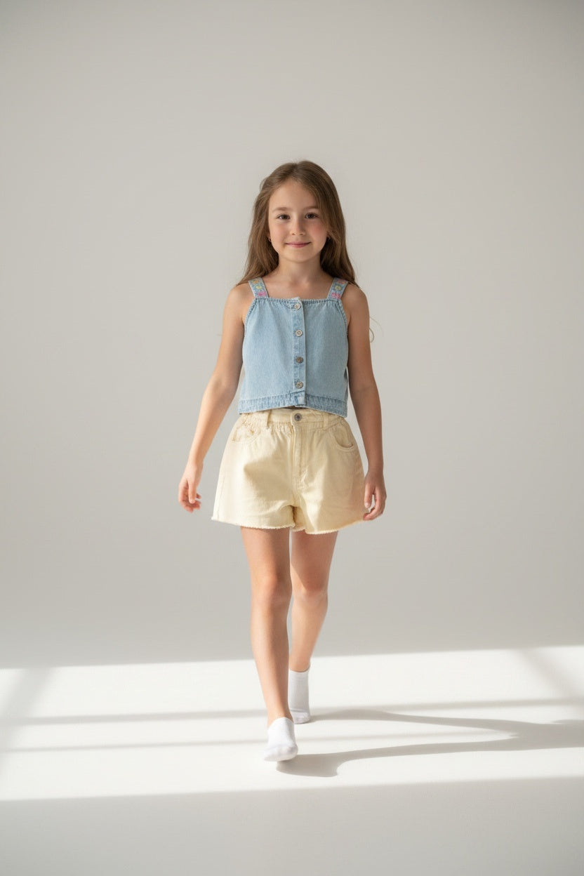2er Kidkiddo Set 110 Blau, Beige