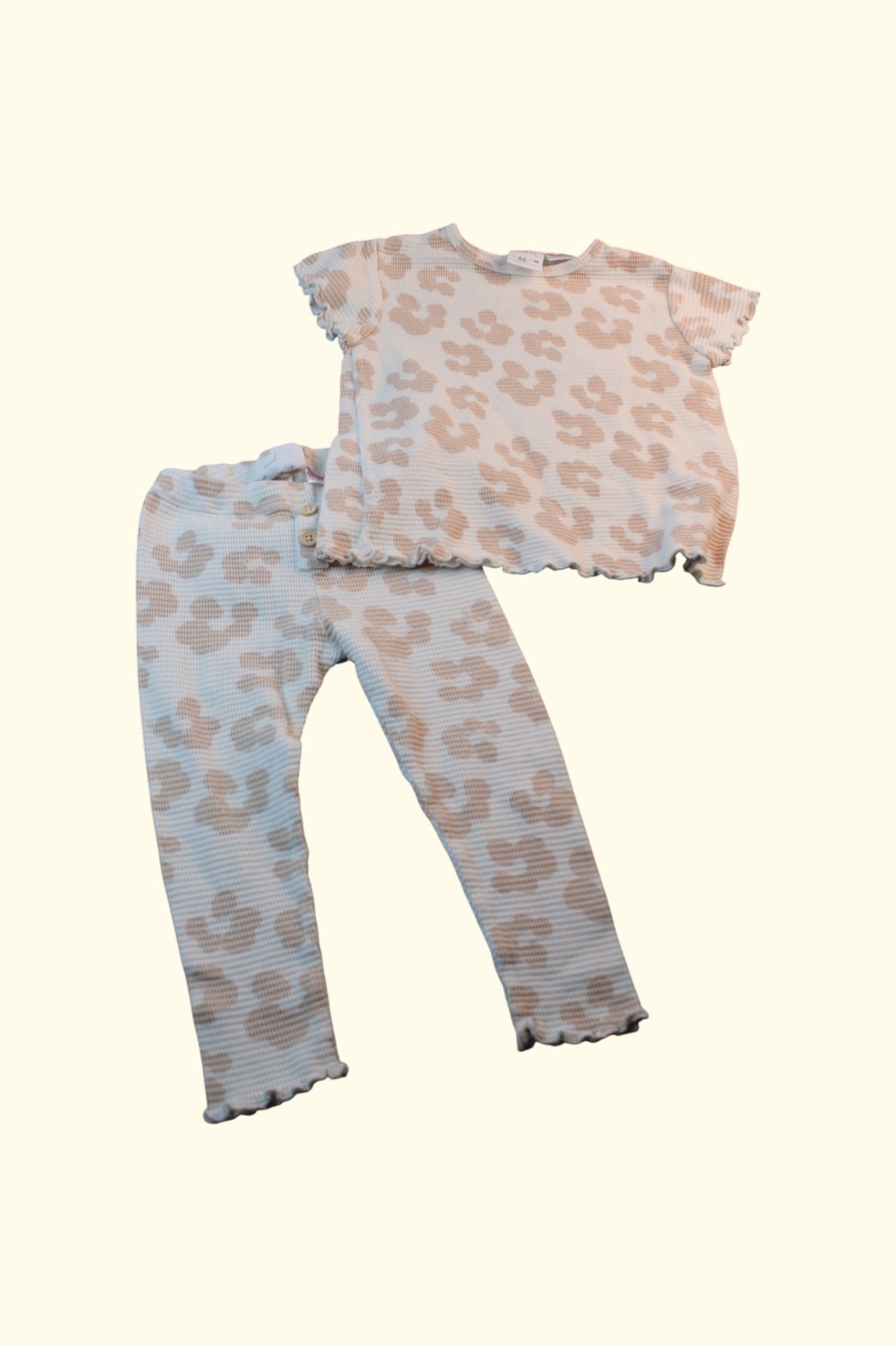 2er Kidkiddo Set 92 Beige