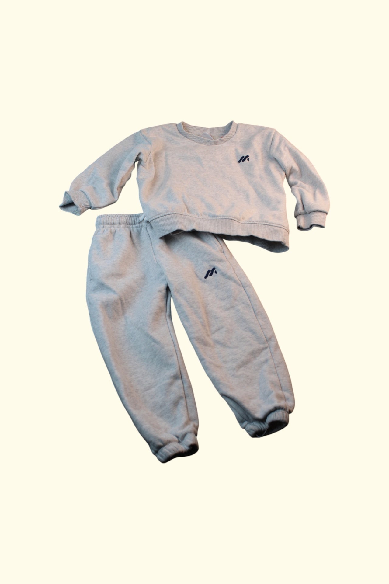 2er Kidkiddo Set 92 Grau