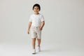 2er Kidkiddo Jeansshort Set 98/104 Beige, Blau