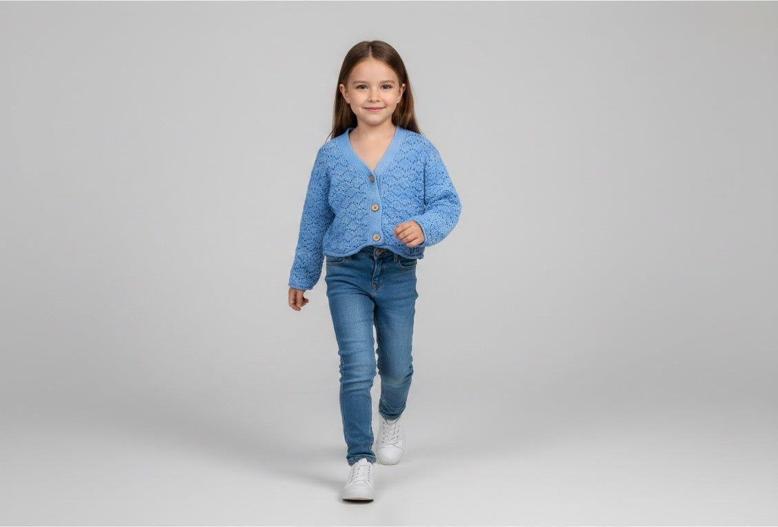 Kategorie 3 Strickjacke 104 Blau