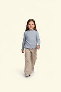 2er Kidkiddo Set 104 Grau und Beige