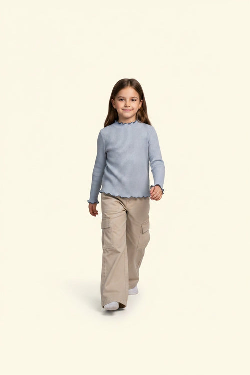 2er Kidkiddo Set 104 Grau und Beige