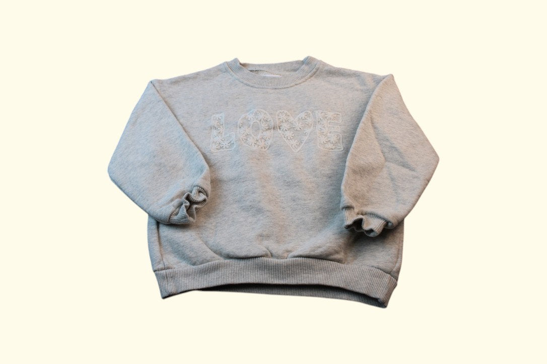 Kategorie 3 Pullover 104/110 Grau