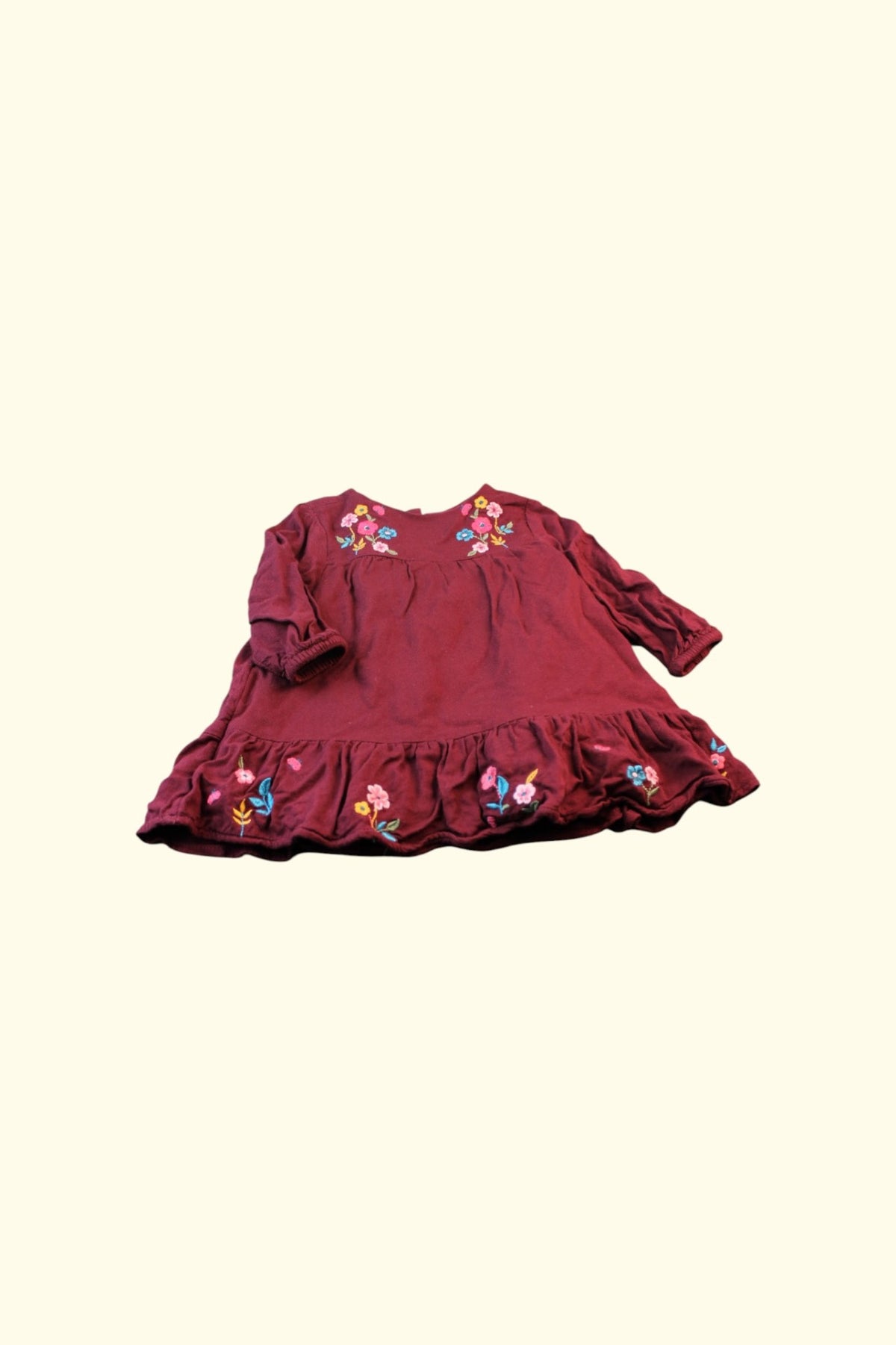  Kleid 56 Burgundrot