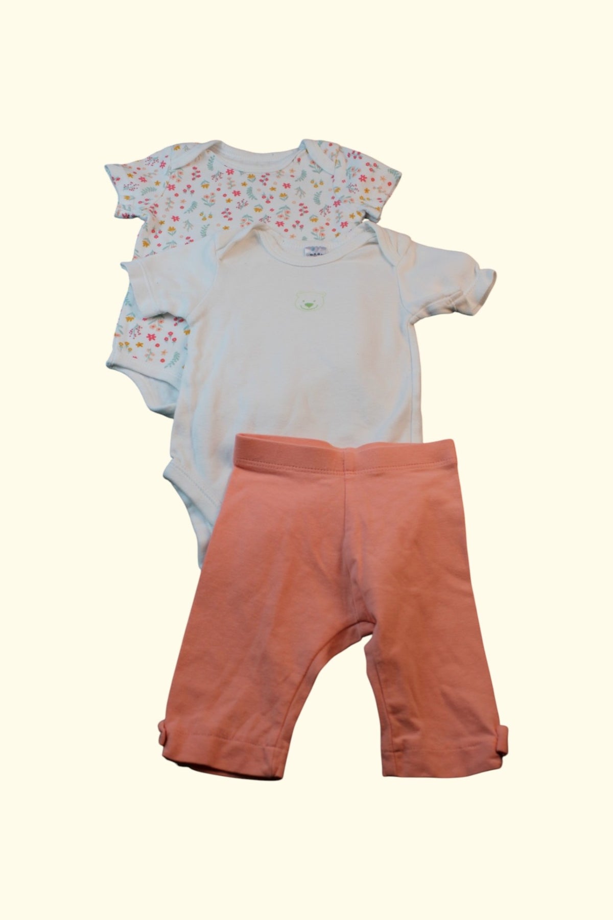  3er Kidkiddo Set 62 Mehrfarbig/Weiß/Pink