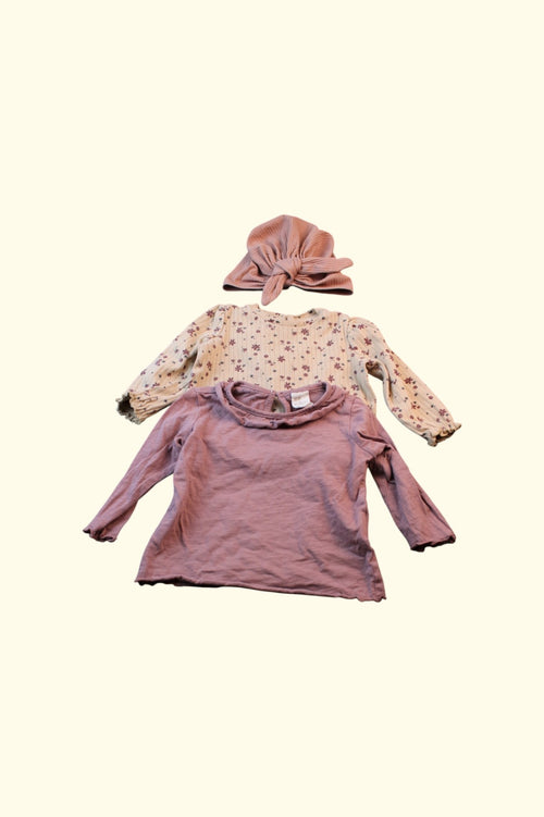  2er Kidkiddo Set 62 Altrosa