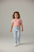 Kategorie 3 2er Kidkiddo Set 80 Pink und Weiß mit Blau