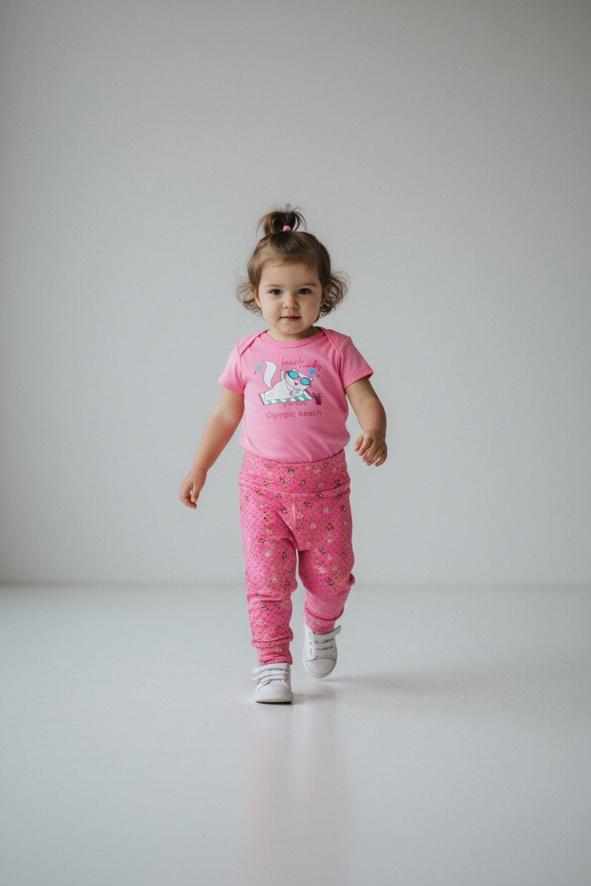 2er Kidkiddo Set 80 Pink