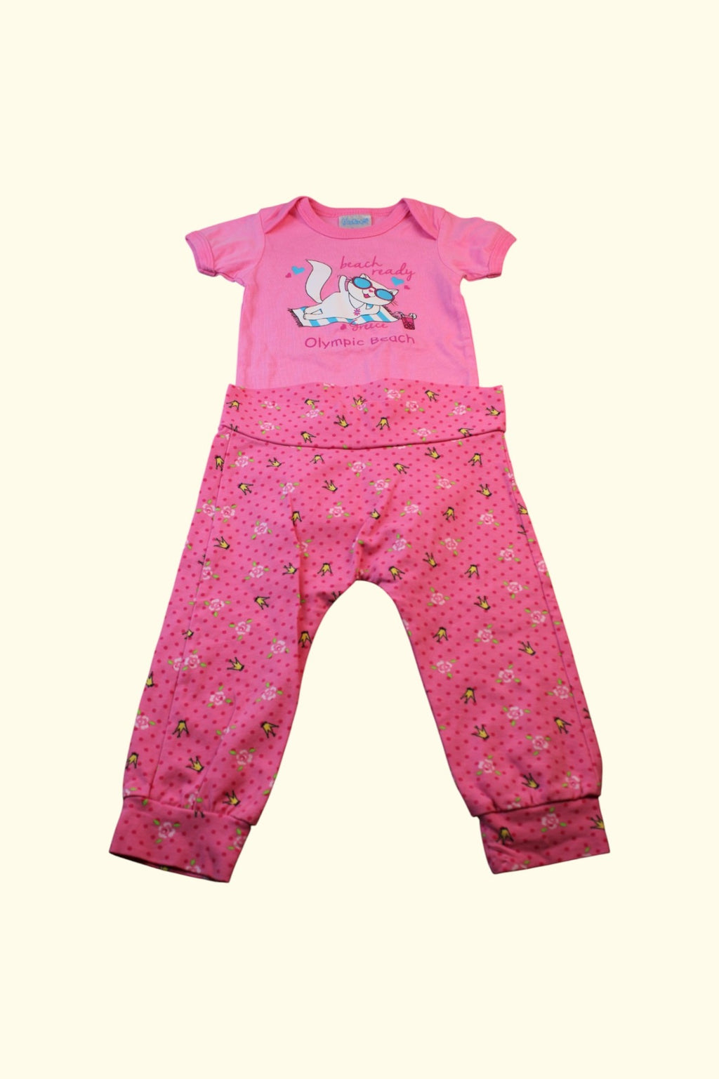 2er Kidkiddo Set 80 Pink