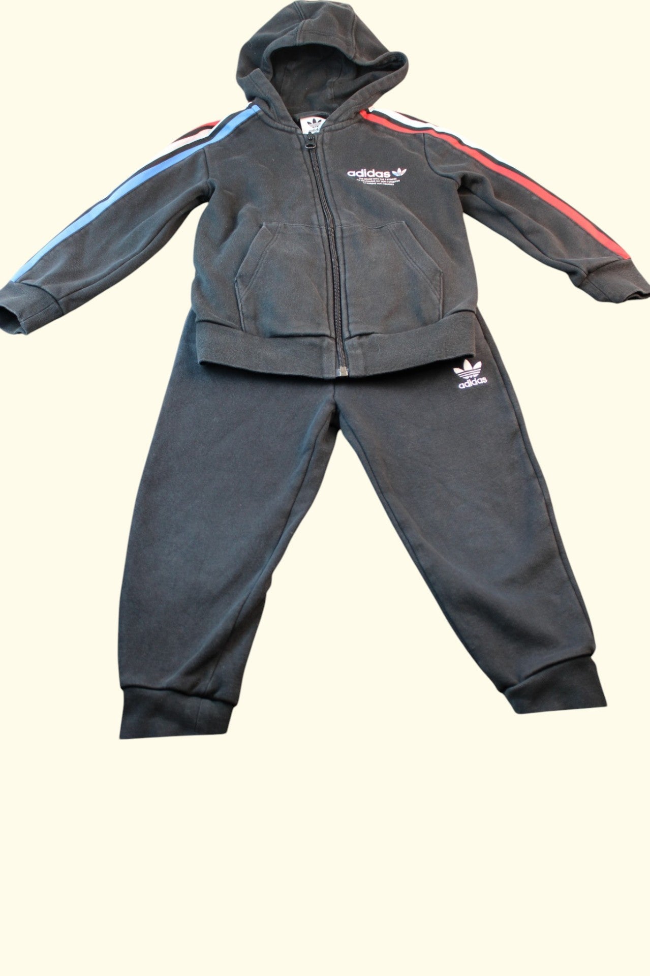 adidas Second Chance 2er Kidkiddo Set 104 Dunkelgrau, Schwarz, Blau, Rot