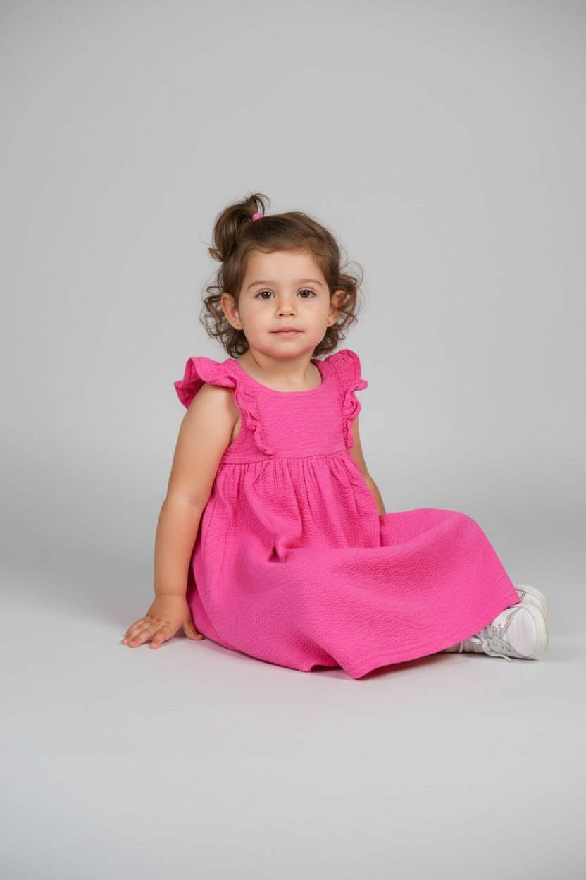 Kleid 80 Pink