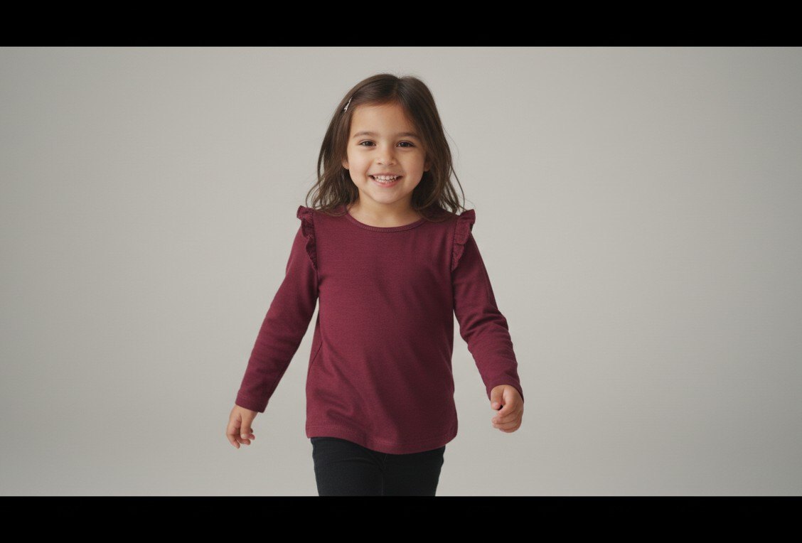 2er Kidkiddo Set 92 Bordeauxrot