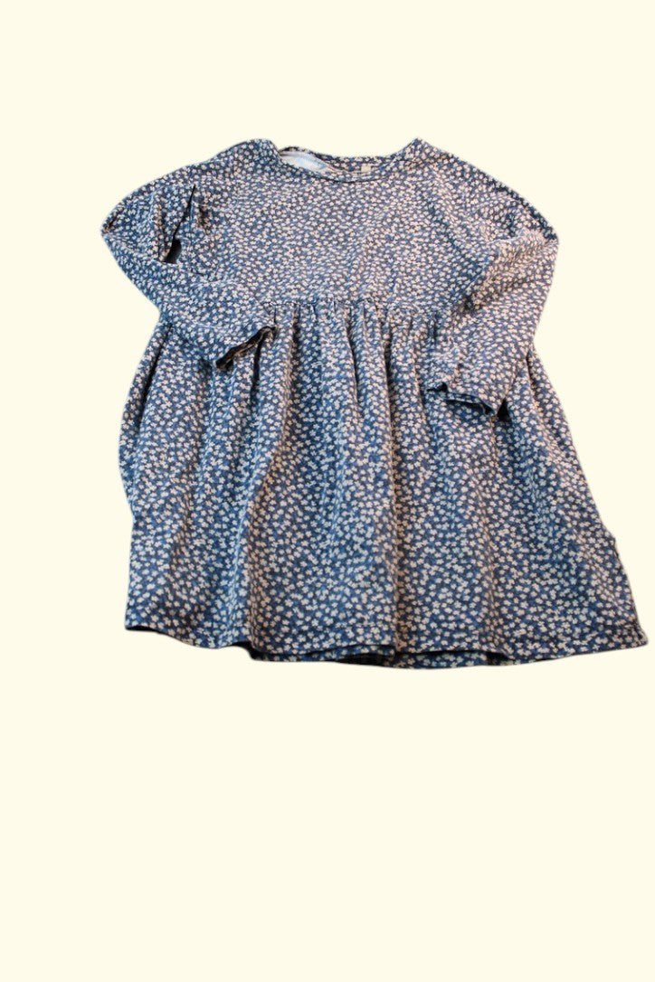 Wheat Kleid 110 Blau, Weiß