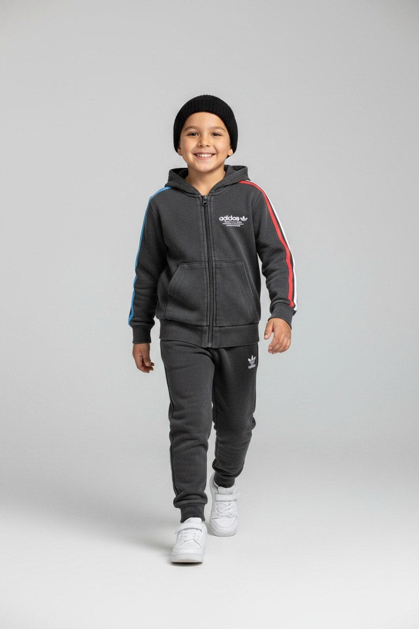 adidas Second Chance 2er Kidkiddo Set 104 Dunkelgrau, Schwarz, Blau, Rot