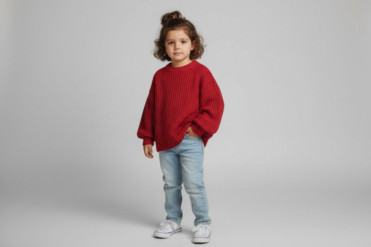 Kategorie 3 Pullover 98 Bordeaux