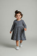 Wheat Kleid 110 Blau, Weiß