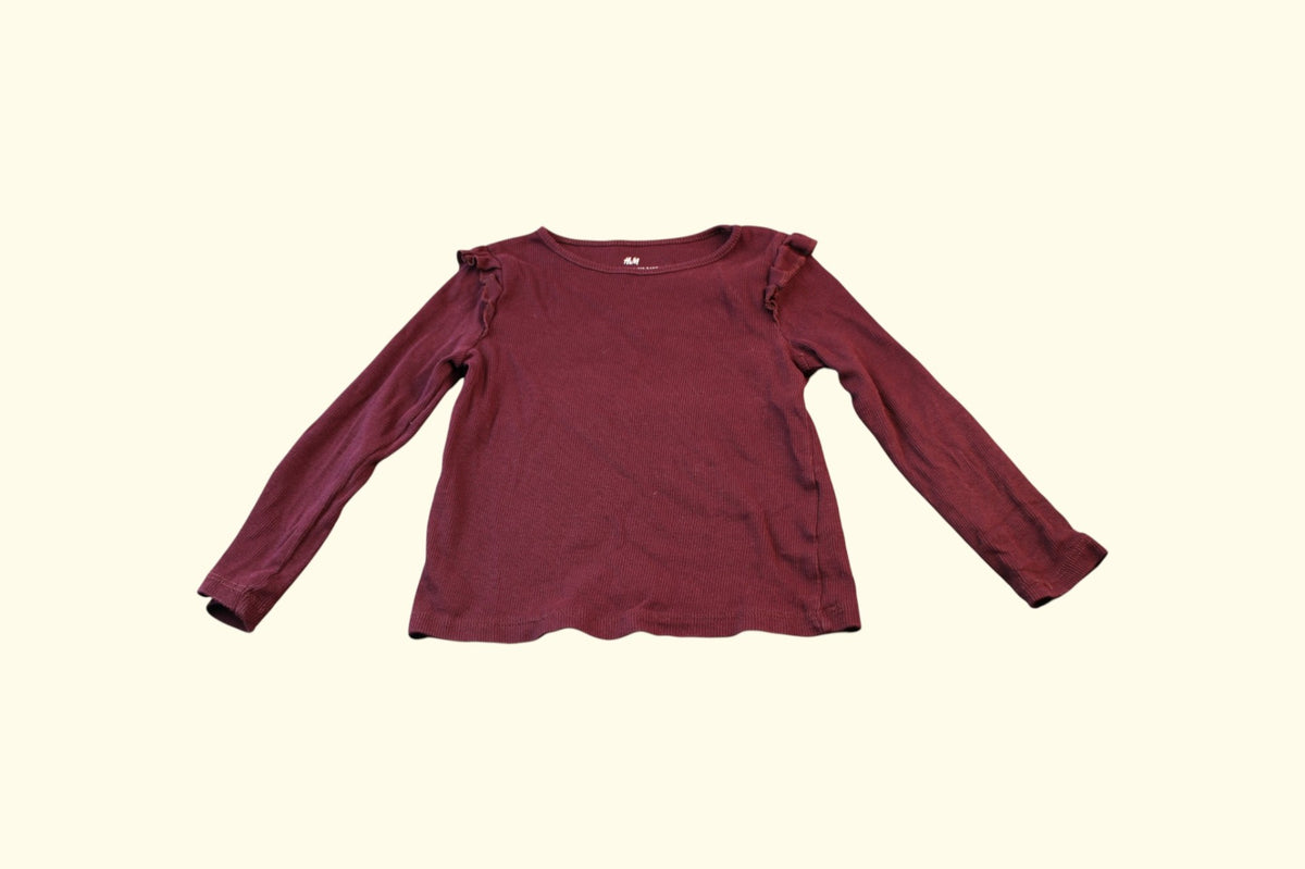 2er Kidkiddo Set 92 Bordeauxrot