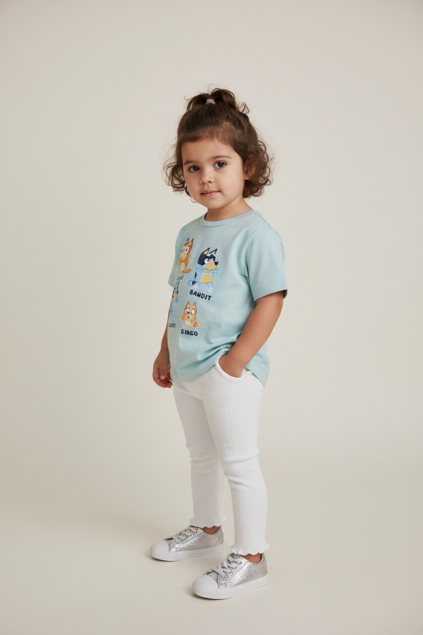 3er Kidkiddo Set 92 Hellblau und Weiß
