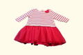 Petit Bateau Kleid 56 Pink und Weiß