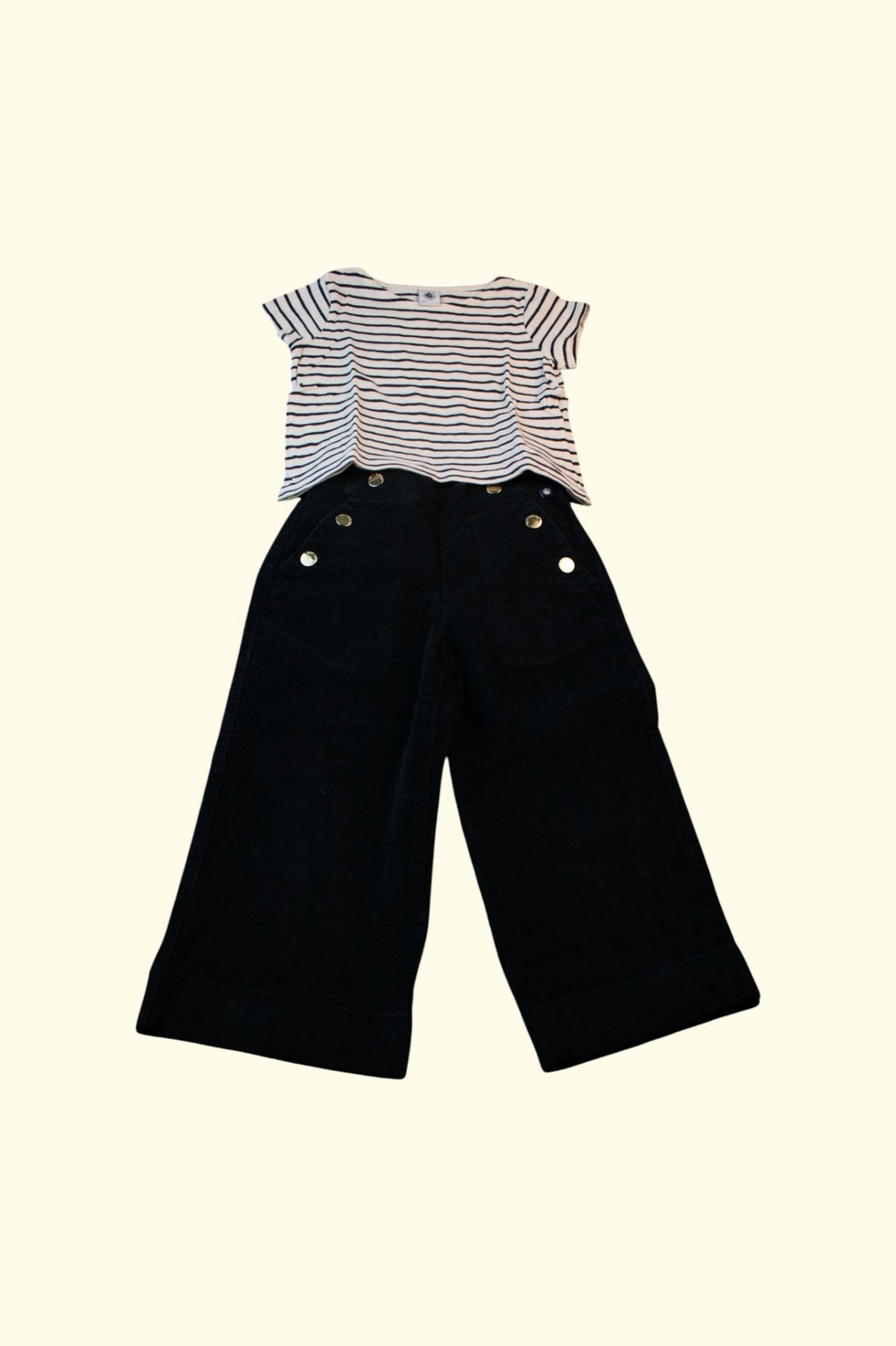 Petit Bateau 3er Kidkiddo Set 98 Beige, Marineblau