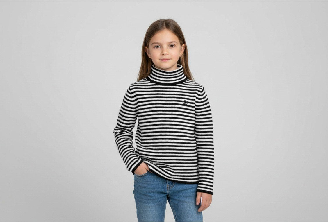Petit Bateau Pullover 98 Dunkelblau-Weiß