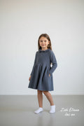Petit Bateau Kleid 98 Dunkelblau