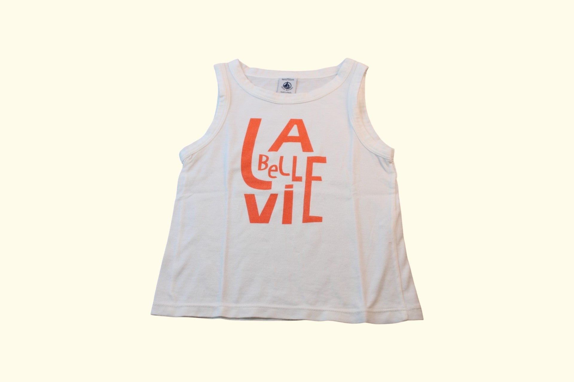 Petit Bateau Oberteil 98 Weiß