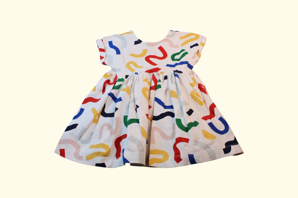 Petit Bateau Kleid 92 Bunt