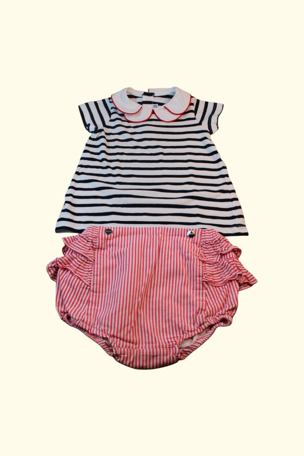 jacadi 2er Kidkiddo Set 72 Bunt (Schwarz/Weiß/Rot)