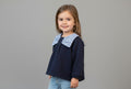 Jacadi 2er Kidkiddo Set Pullover 62 Dunkelblau und Hellblau