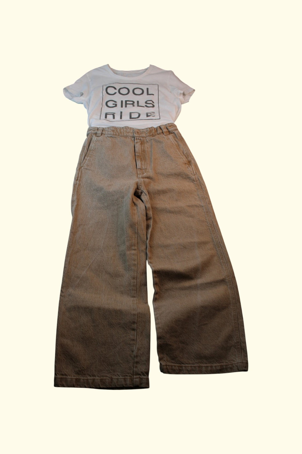 2er Kidkiddo Set 146 Beige/Tan