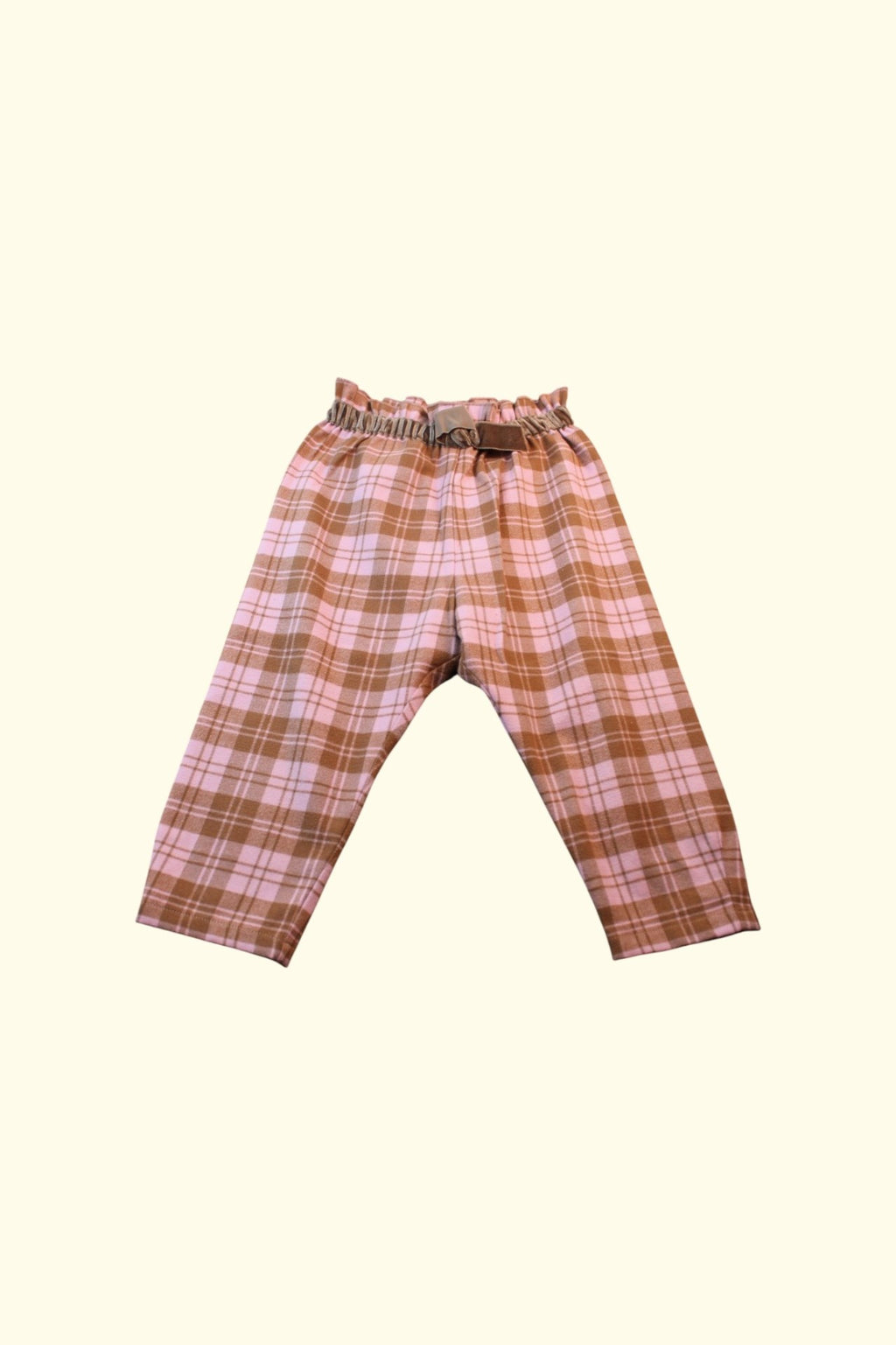 il gufo Hose 98 Pink und Braun