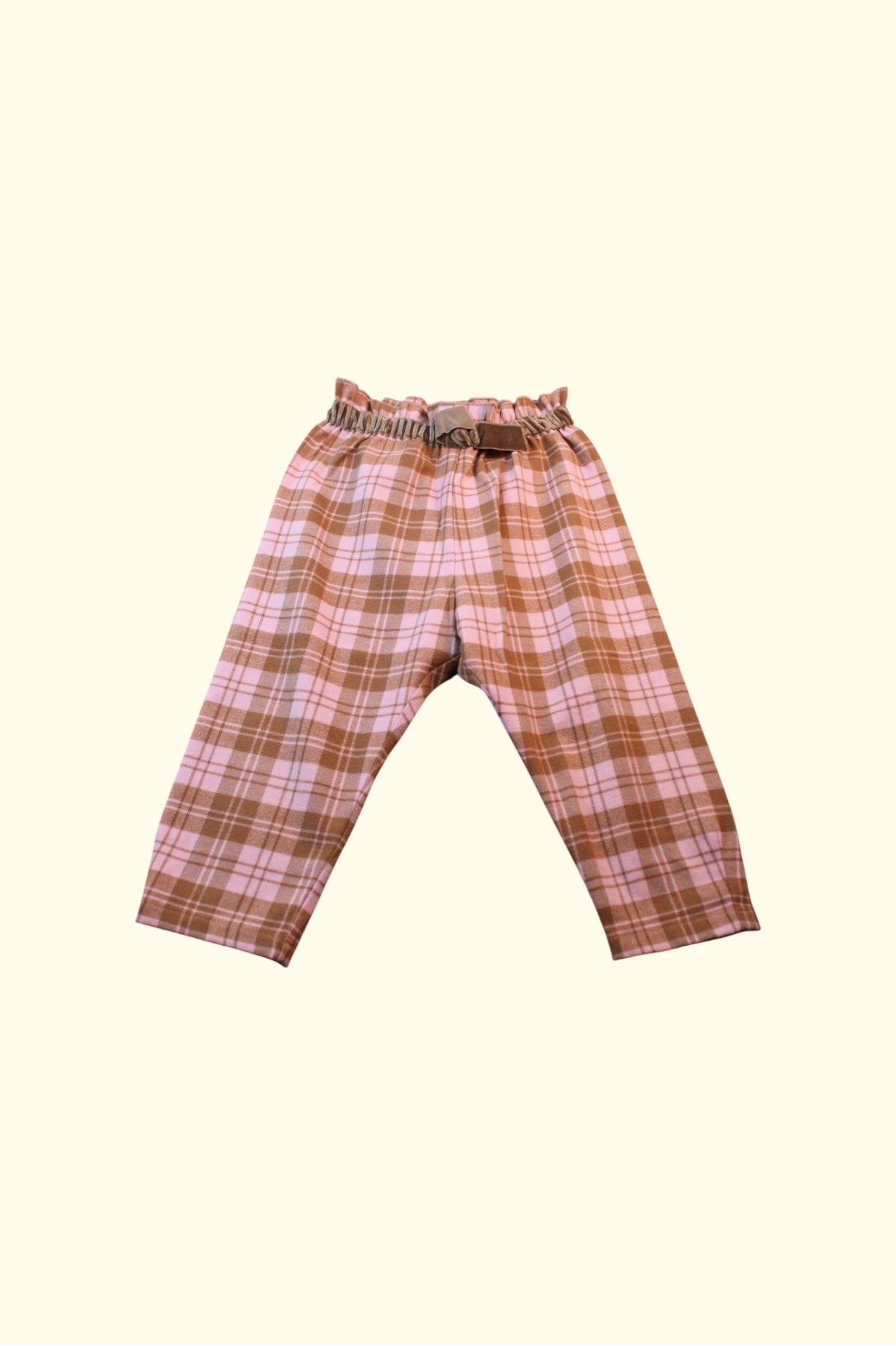 il gufo Hose 98 Pink und Braun