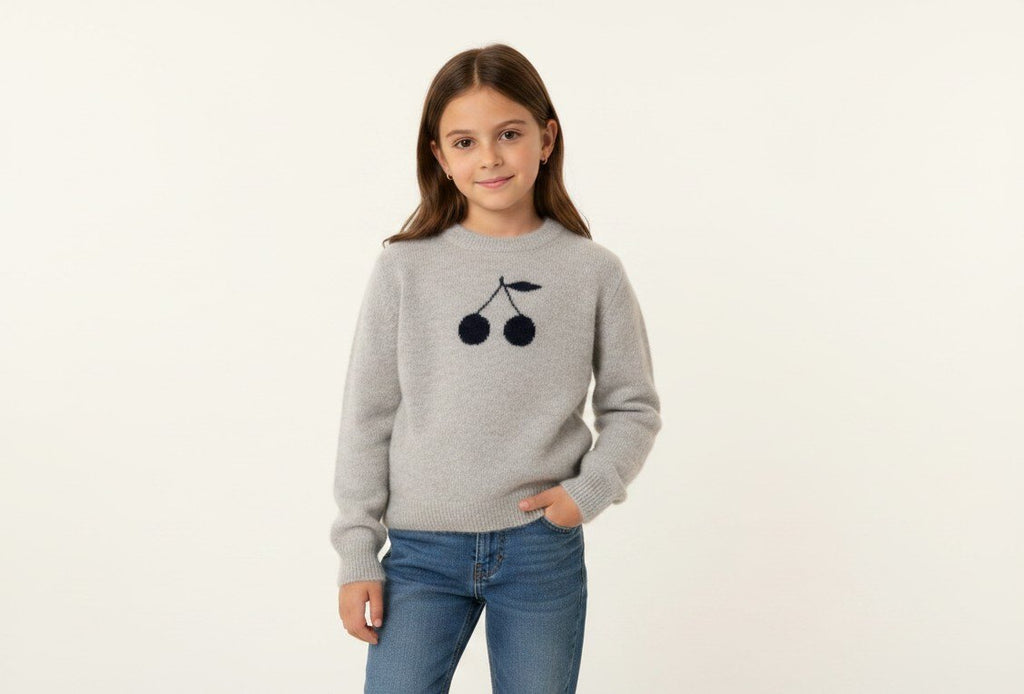 Bonpoint Pullover 110 Grau