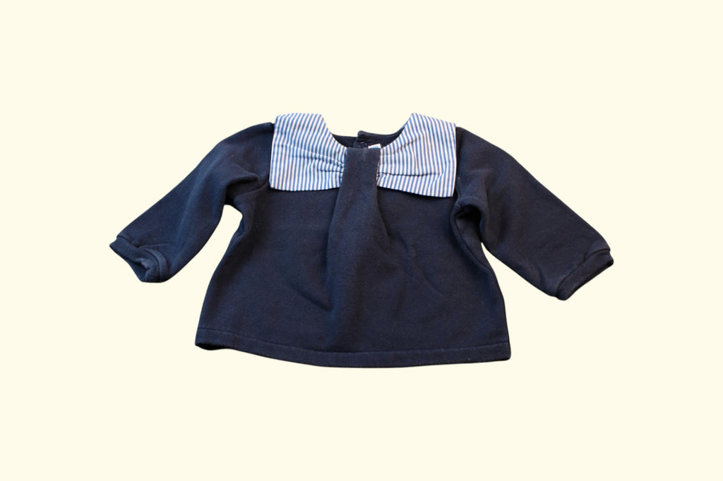 Jacadi 2er Kidkiddo Set Pullover 62 Dunkelblau und Hellblau