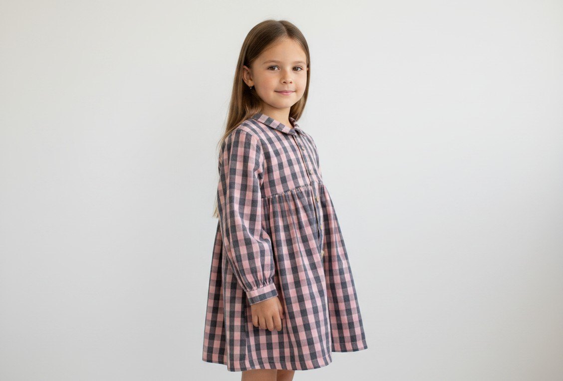  Kleid 98 Pink und Grau
