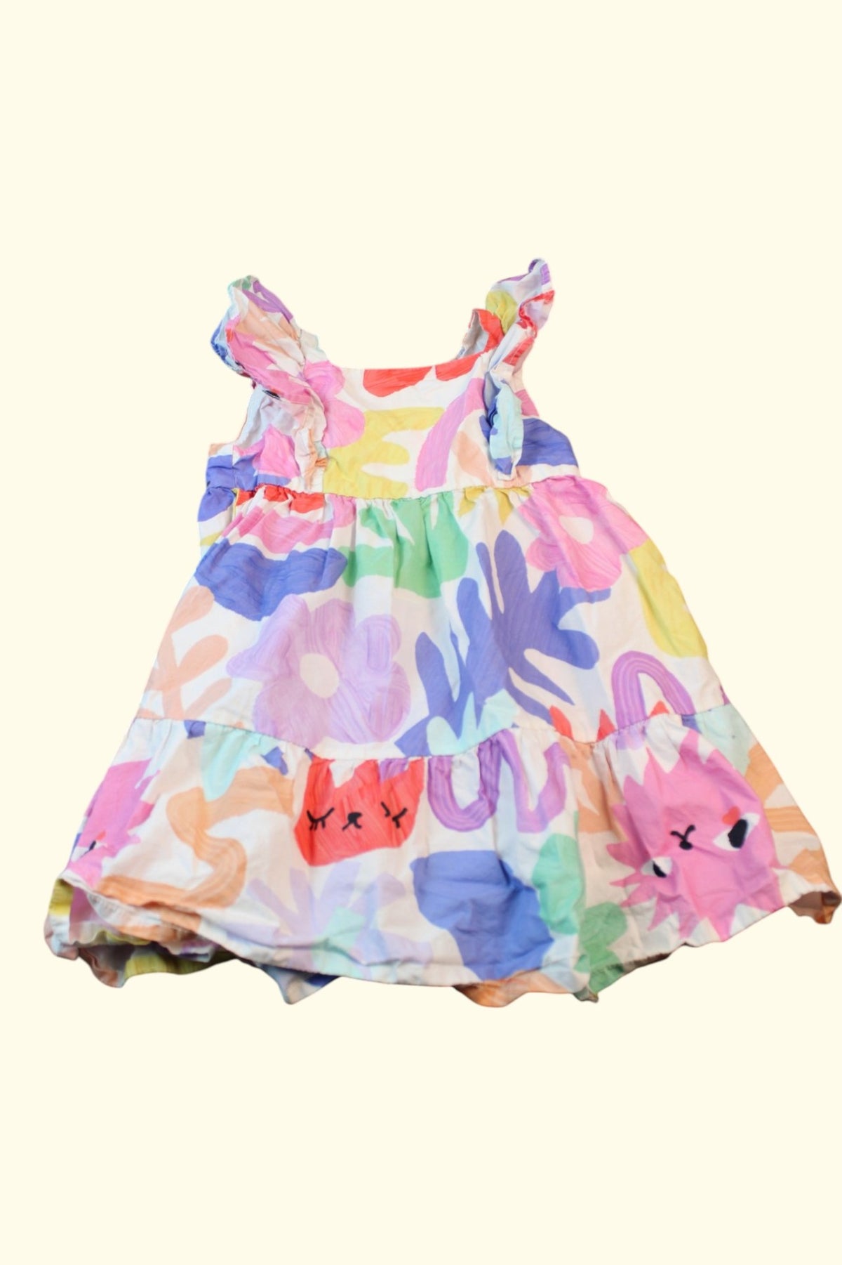 Kleid 80 bunt