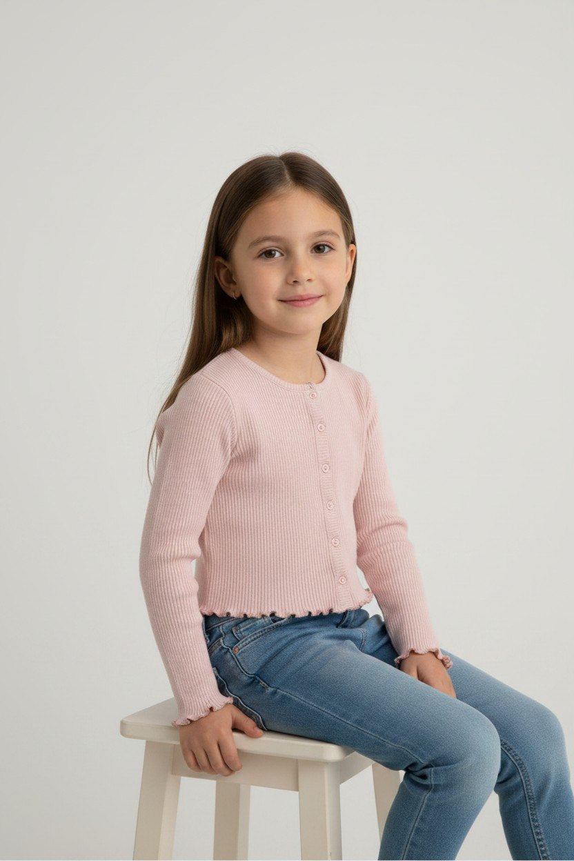 Strickjacke 140 Rosa