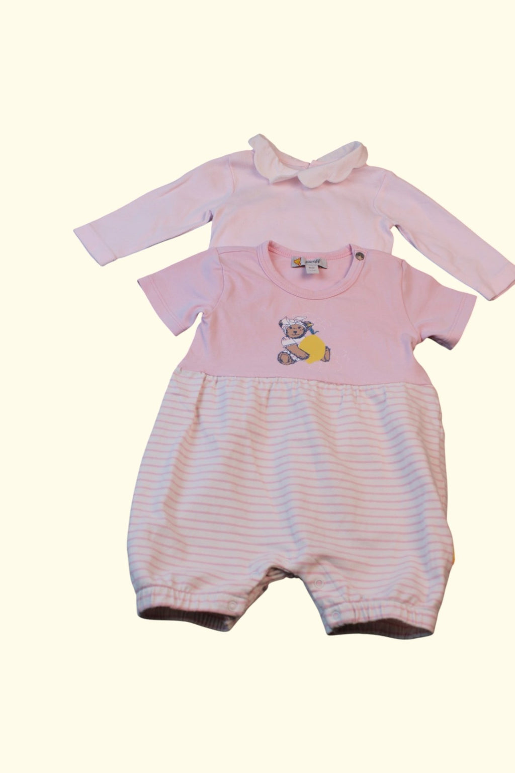 Steiff/ Jacadi 2er Kidkiddo Set Body 56 Pink