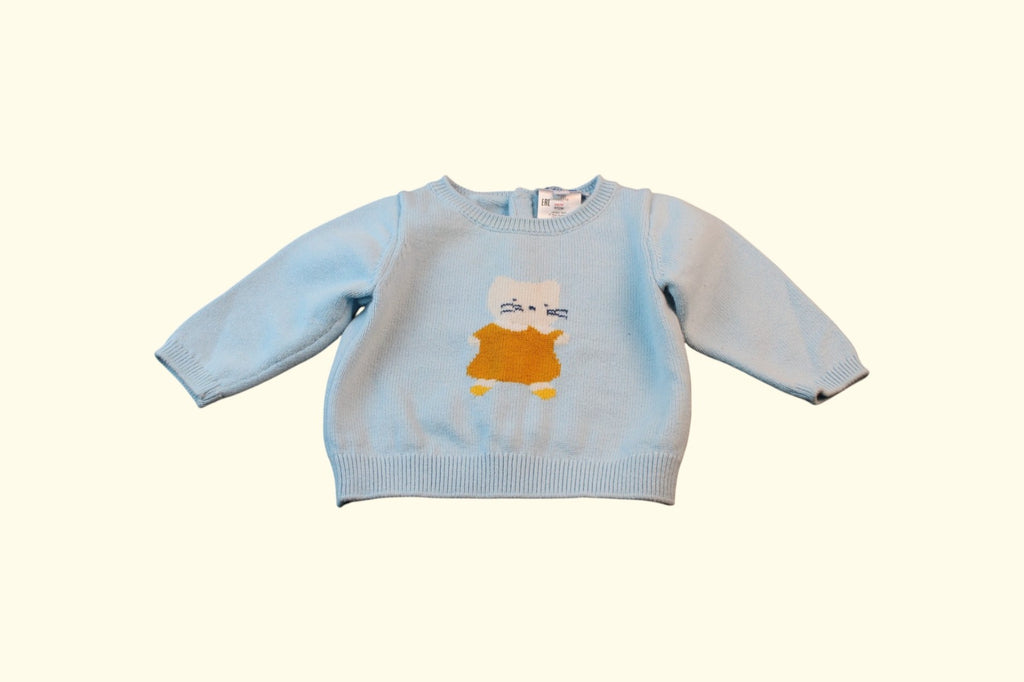 Jacadi 2er Kidkiddo Set Pullover 62 Dunkelblau und Hellblau