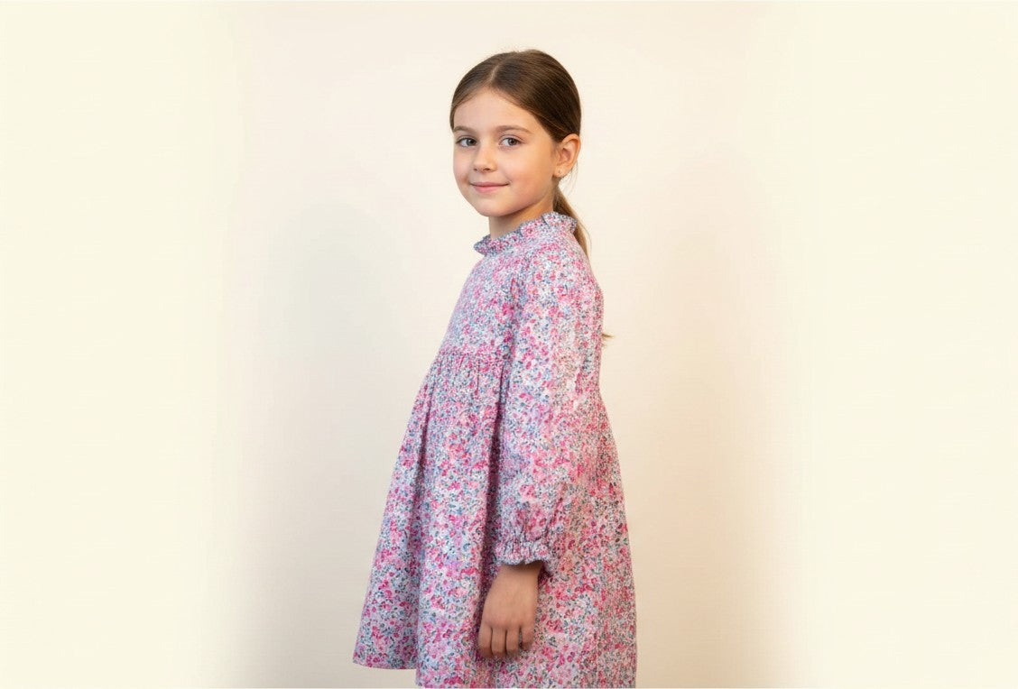 Jacadi Kleid 62 Rosa, Mehrfarbig