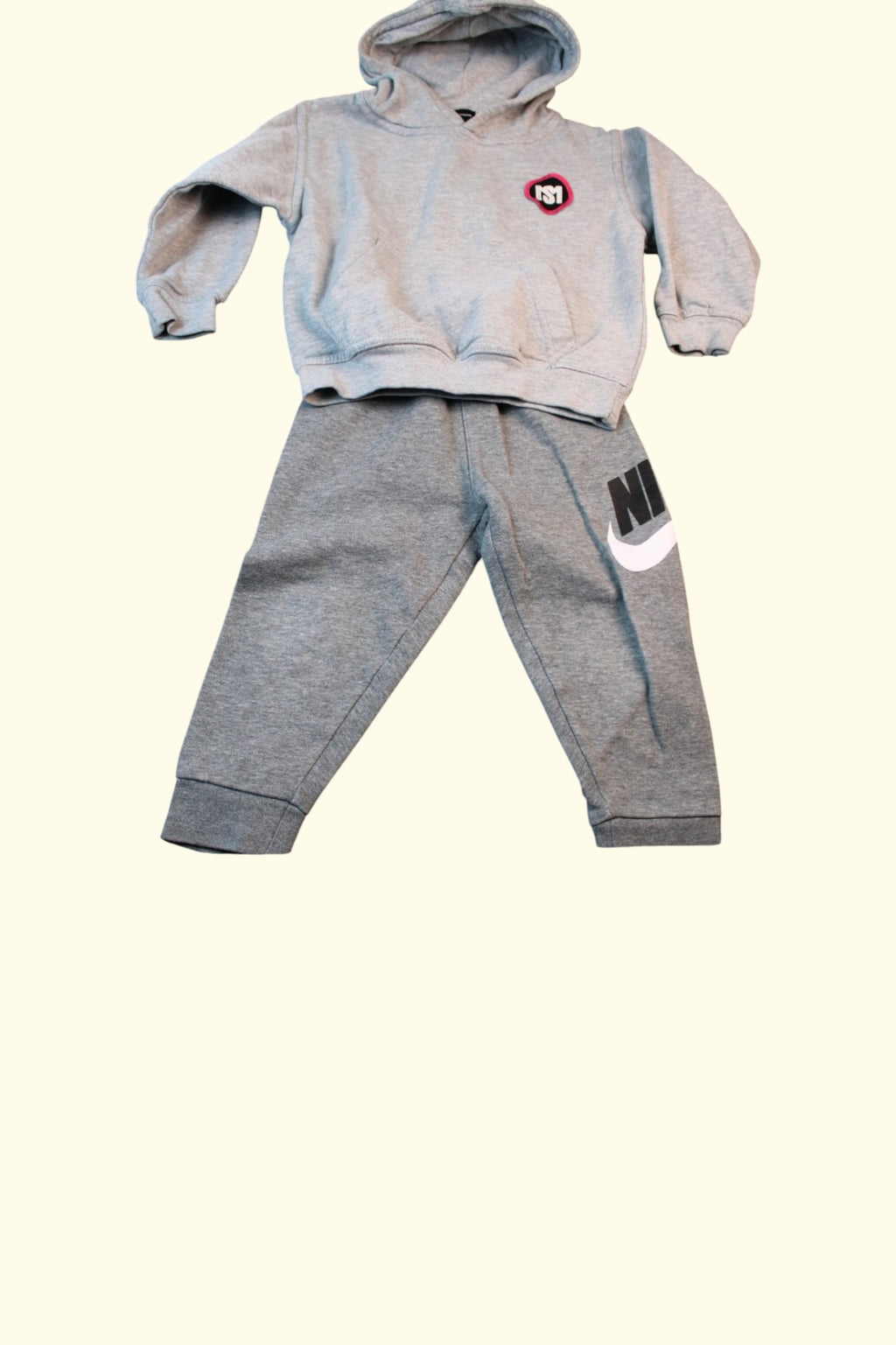 2er Kidkiddo Set 80 Grau