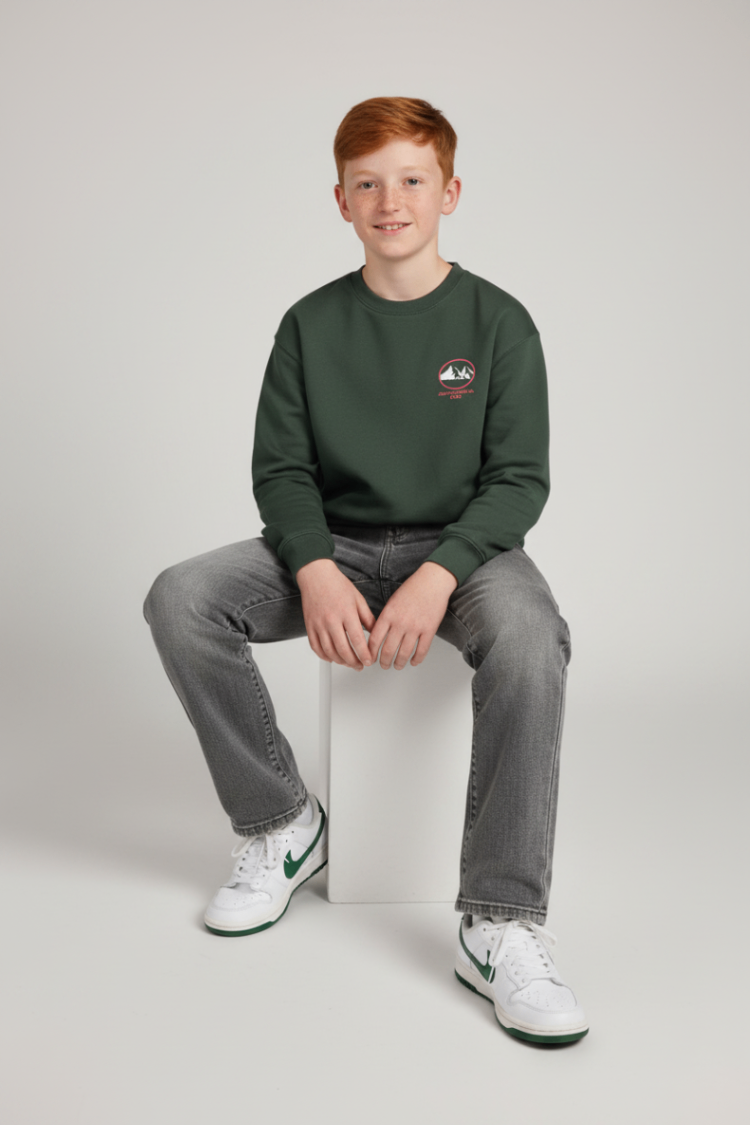  2er Kidkiddo Set 134 Dunkelgrün und Grau