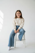 Arket 2er Kidkiddo Set 116 Cremefarben und Blau