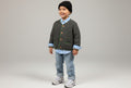 Jacadi/Trachten 2er Kidkiddo Set 92 Grau, Blau