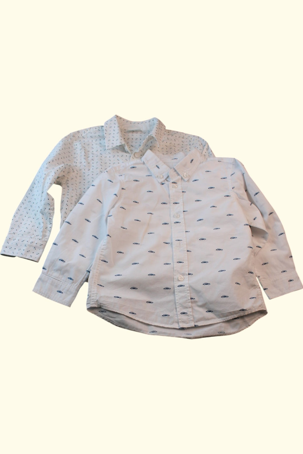 United Colors of Benetton 2er Kidkiddo Set 86 Weiß mit blauen Mustern