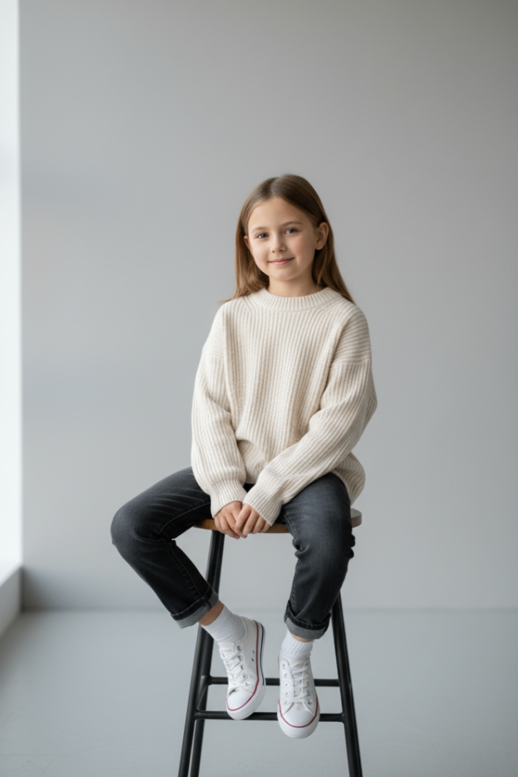 Kategorie 3 Pullover 98 Beige