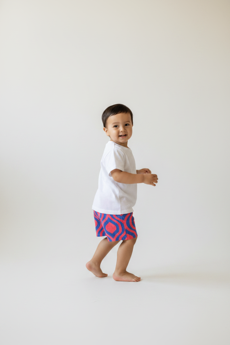 Bout`Chou Short 76 Rot und Blau