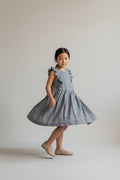 Seed Kleid 128 Grau